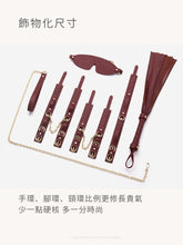 Load image into Gallery viewer, Bondage 6° 仿皮綑綁套裝
